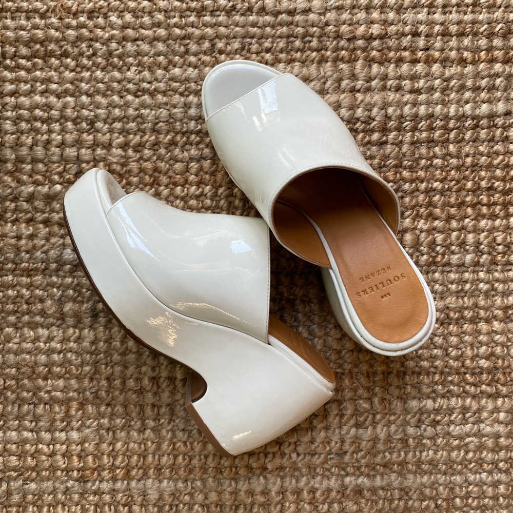BNWT Sezane Deva High Mules